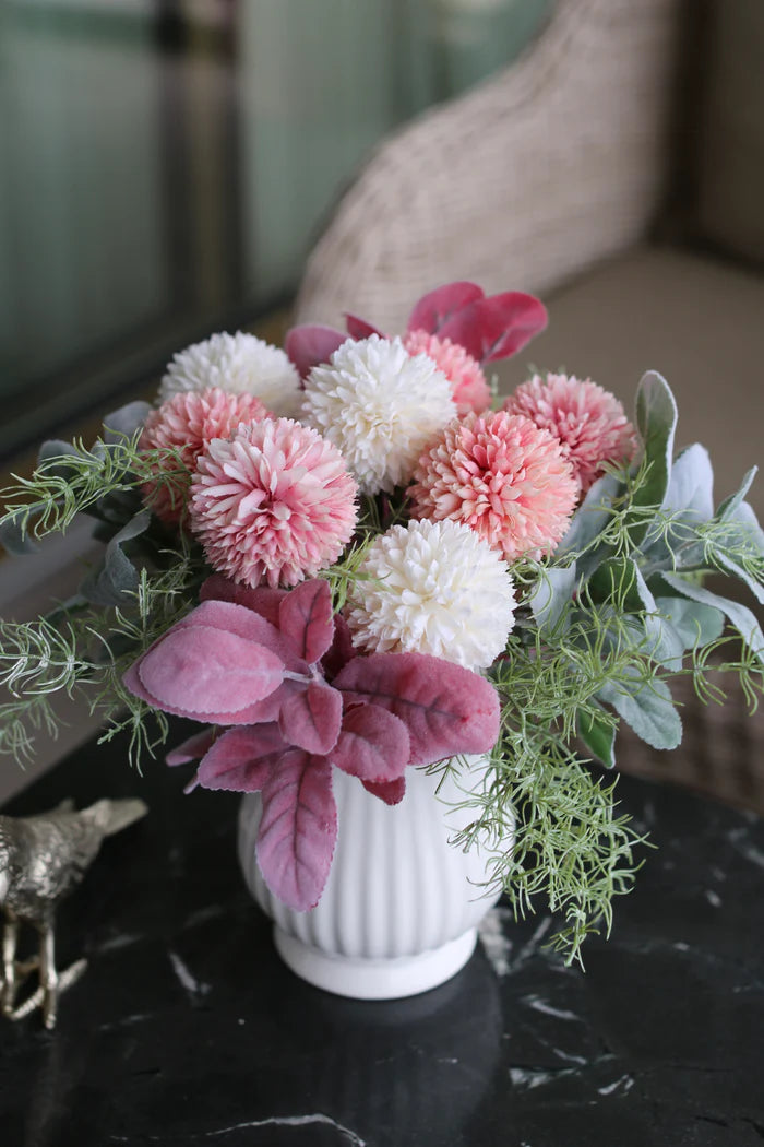 Whimsy Dandelion Bouquet in Vase