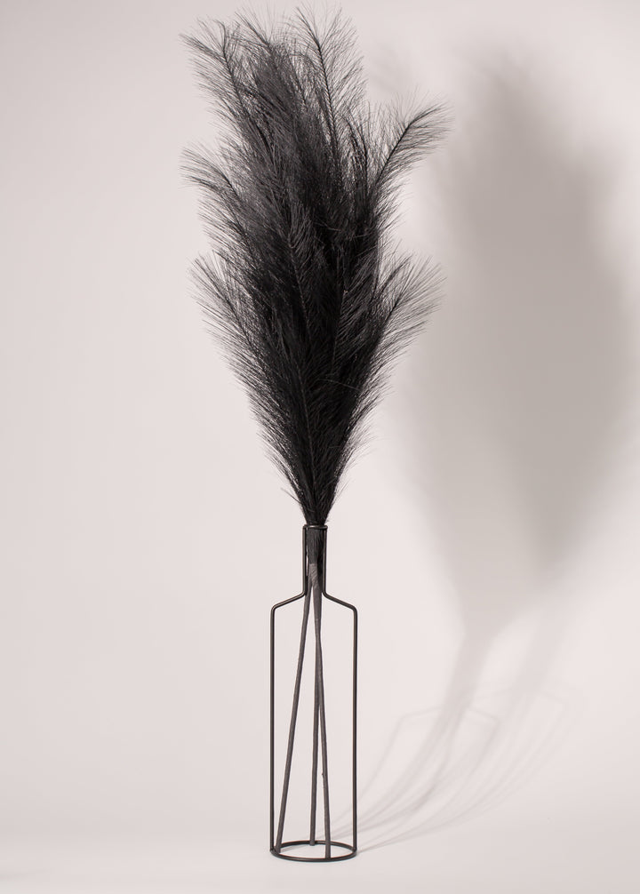 FAUX PAMPAS GRASS - Black